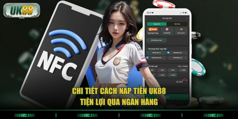 Chi tiết cách nạp tiền UK88 tiện lợi qua ngân hàng