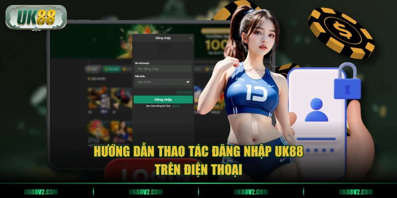 Hướng dẫn thao tác đăng nhập UK88 trên điện thoại