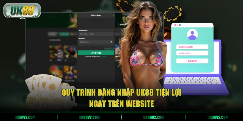Quy trình đăng nhập UK88 tiện lợi ngay trên website